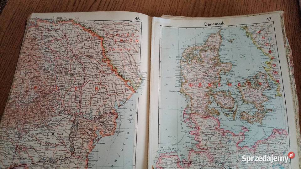 Atlas Grosser Volksatlas 1937r Nakło nad Notecią sprzedam