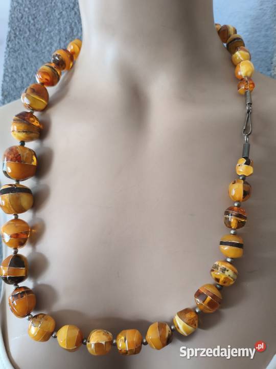Naszyjnik Bursztyn Vintage podlaskie Białystok