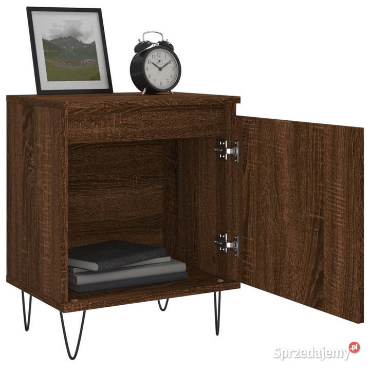 Szafka nocna brązowy dąb 40x30x50 materiał Warszawa
