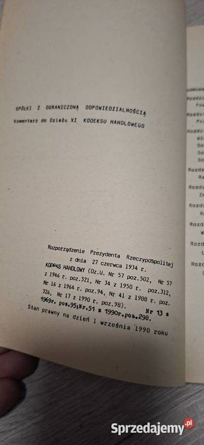 Unikat 1 wydanie 1991 niski nakład prawo Łęczyca