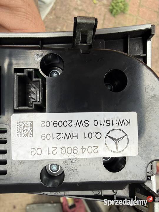 Panel klimatyzacji mercedes w204 osobowe Golczewo sprzedam