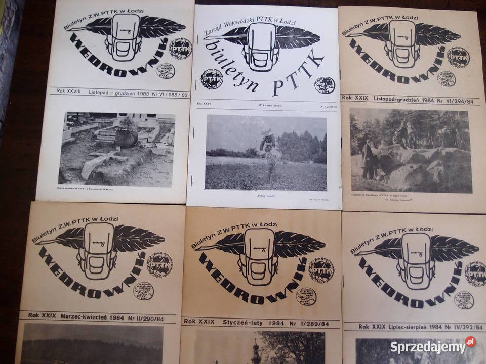Biuletyn PTTK Wędrownik lata 80te PRL Antyki, Sztuka, Kolekcje