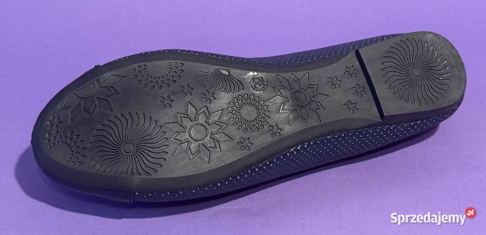 Granatowe baleriny połysk rozmiar 37 BAL9 sprzedam