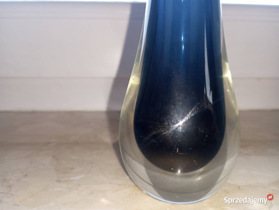 Wazon szklany sommerso Murano Biłgoraj sprzedam