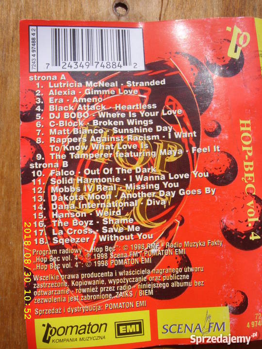 Kaseta skladanka HOP BEC VOL4