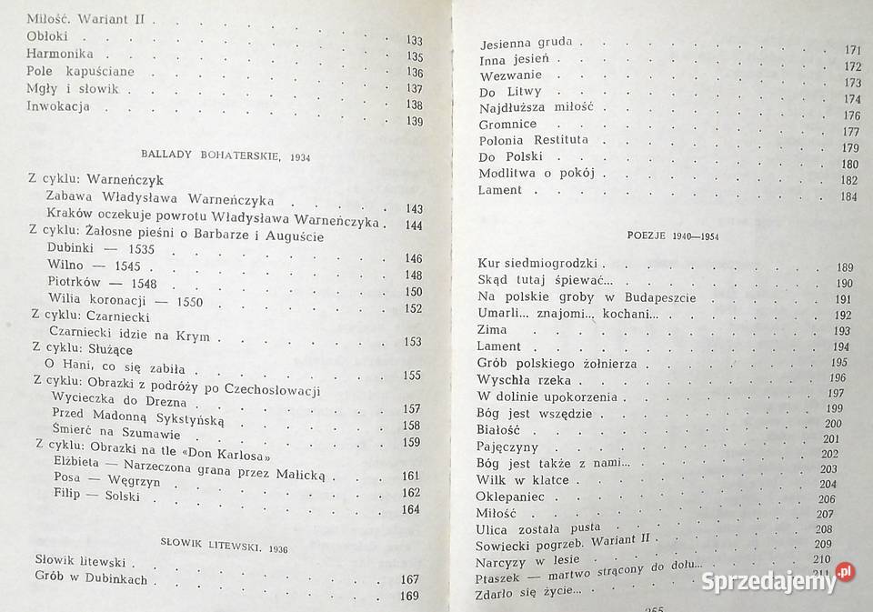 L Iłłakowiczówna Wiersze 19121959 mazowieckie Warszawa