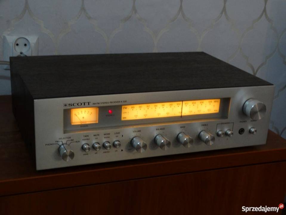 Amplituner stereo SCOTT R-306 Vintage , ładny.WYSYŁKA. Jasło ...