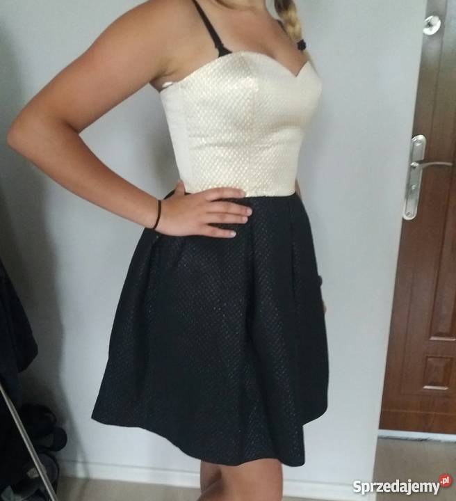 Sukienka na studniówkę 36 S złota Rozmiar 36(S) świętokrzyskie Kielce sprzedam