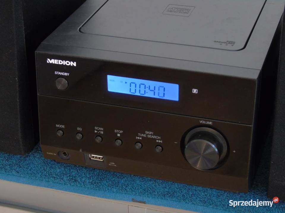 Wieża Medion z kol CD USB mp3 BT WYSYŁKA Jasło