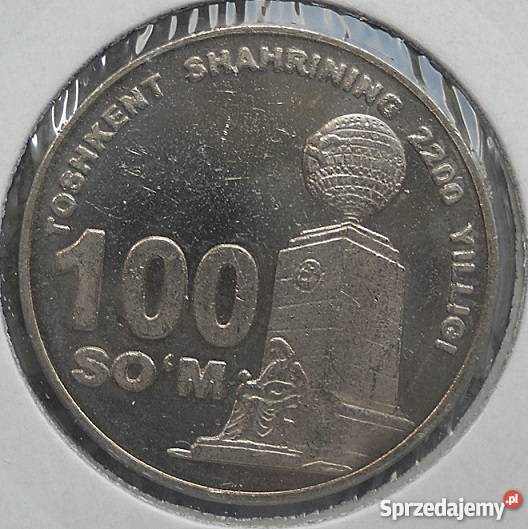 UZBEKISTAN100 SOM2009 rTASZKIENT Legionowo