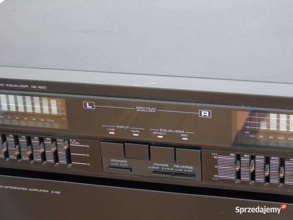 Korektor graficzny Kenwood GE820 WYSYŁKA Wzmacniacze i pokrewne Warszawa sprzedam