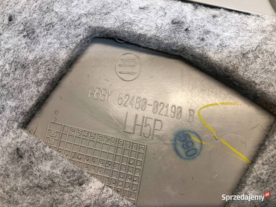 Toyota Auris I E15 Lift 12r Osłona słupka tylna