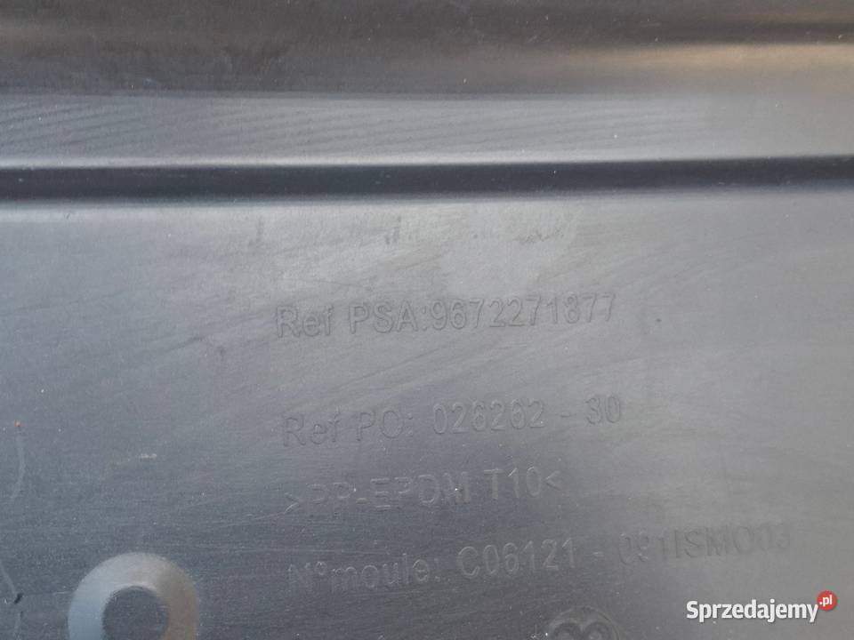 CITROEN DS4 LISTWA ZDERZAKA ŚRODEK ZDERZAK PRZÓD osobowe Bieleń