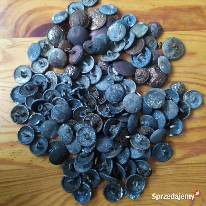 Guziki wojskowe Złocieniec