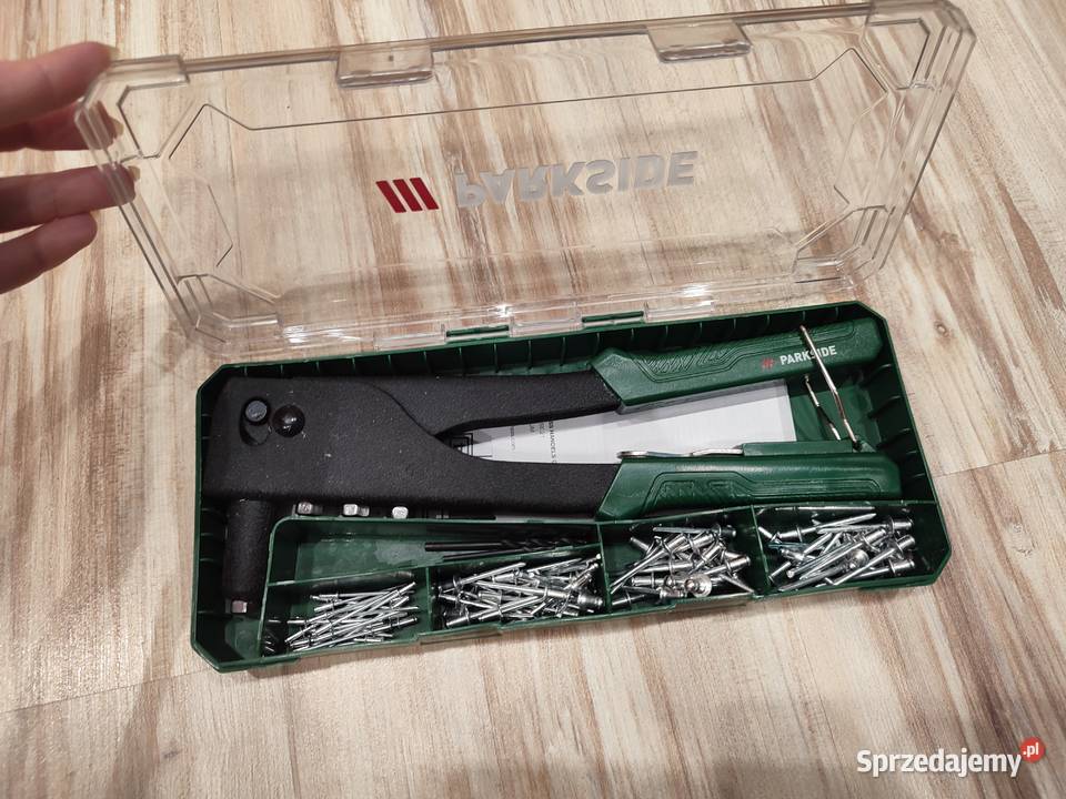 Nitownica z nitami nowy zestaw Parkside