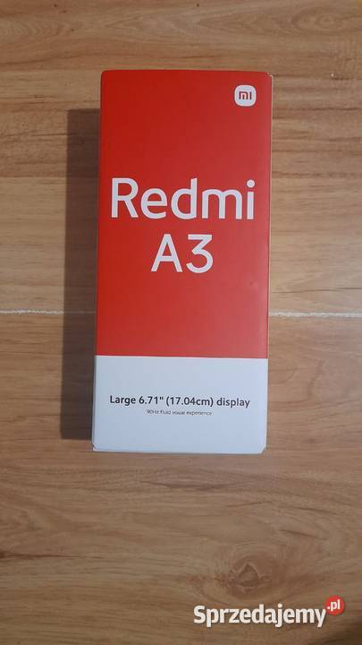 Pudełko Xiaomi Redmi A3