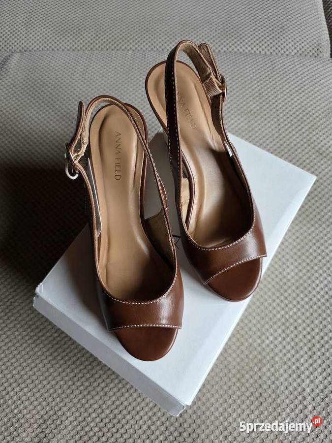 nowe Anna Field by Zalando sandałki na koturnie Zara Kraków