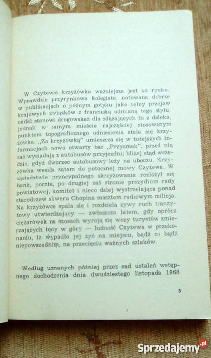 KRZYŻÓWKA Leszek PROROK Rok wydania 1985
