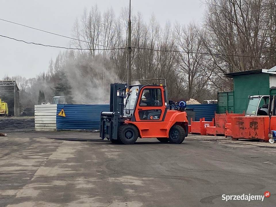 7 ton wózek widłowy nowy Triplex Pełna Kabina Gdynia sprzedam