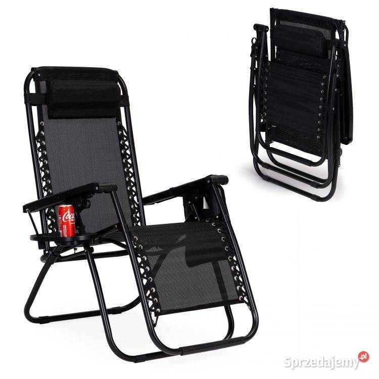 Leżak fotel ogrodowy rozkładany metal Bielsk Podlaski