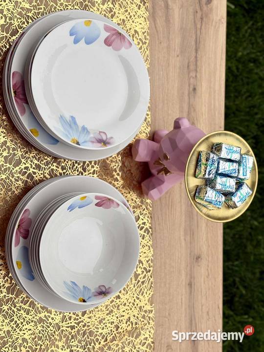 Talerze homelux 24 el stokrotki Szczecin