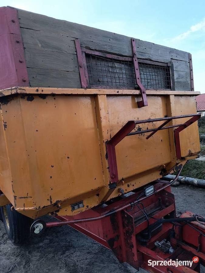Sprzedam przyczepa skorupowa Miedema 10t nieuszkodzony podlaskie Łomża sprzedam