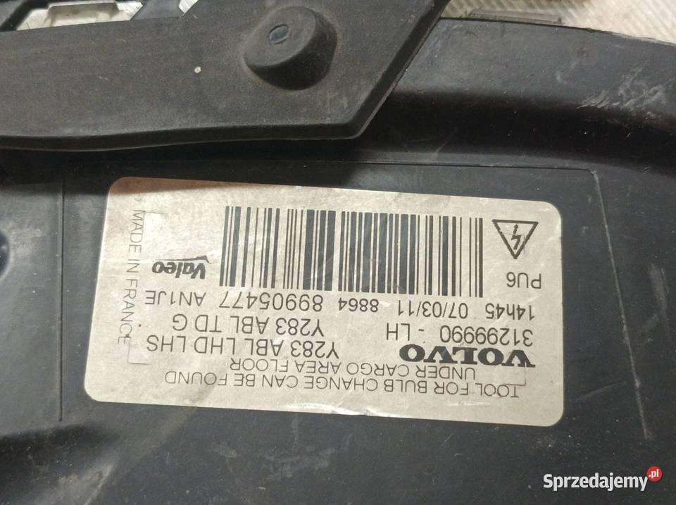 LAMPA PRZÓD LEWA EUROPA XENON BIXENON 31299990 osobowe
