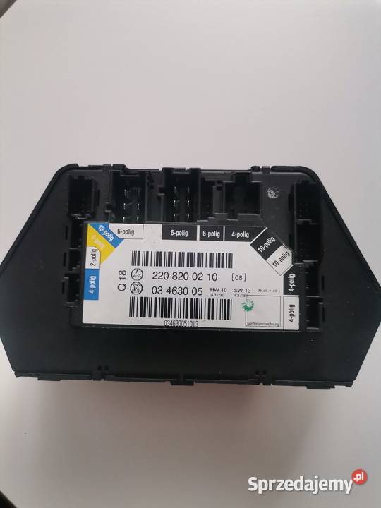 MERCEDES S W220 STEROWANIE FOTELA PRZÓD PRAWY Choszczno