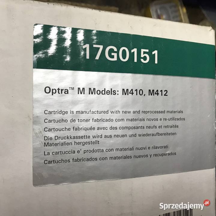 Toner Lexmark 17G0151 M410M412 ORYGINAŁ dolnośląskie Wałbrzych