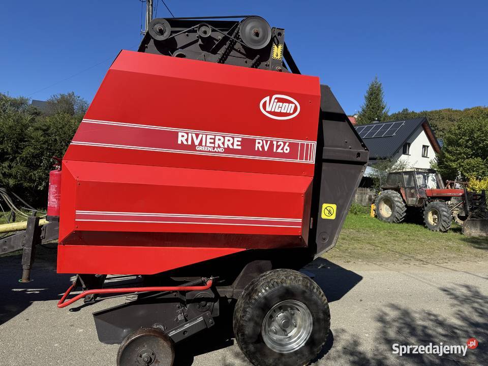 Prasa pąsowa Vicon RV 126L DEUTZFAHR RB 355 podkarpackie Olszanica
