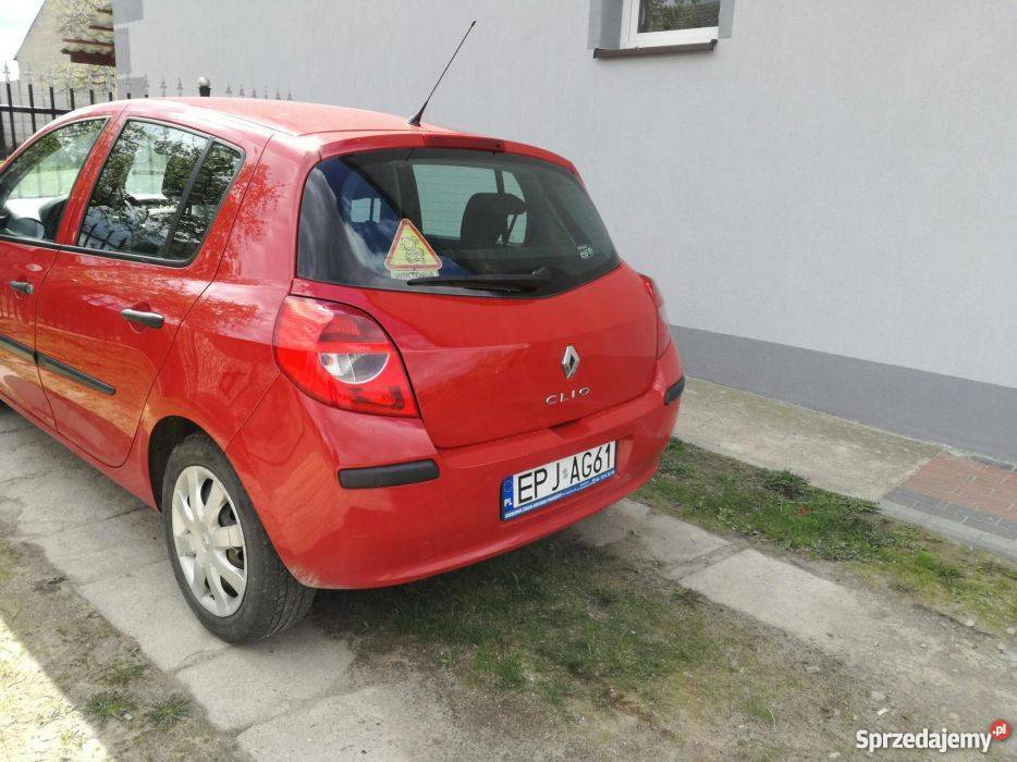 Renault Clio III 2007 benzyna gaz ABS łódzkie Biała