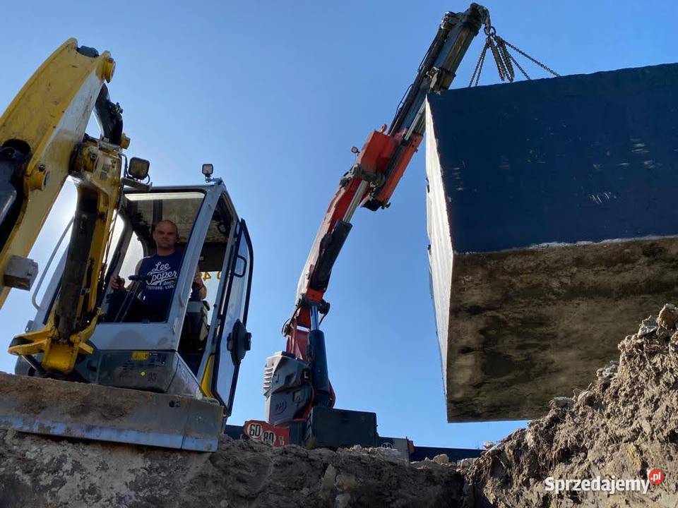 Zbiornik betonowy mały szambo woda deszczowa