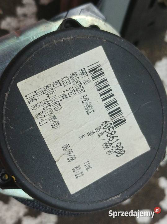 PAS BEZPIECZEŃSTWA PRAWY LEWY TYŁ III RZĄD KPL Pasy bezpieczeństwa