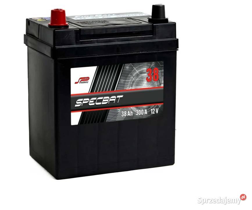 Akumulator SPECBAT 38Ah 300A EN Japan LEWY PLUS
