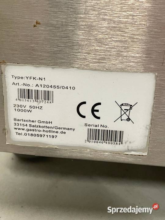 Podgrzewacz do kiełbasek Bartscher Lublin