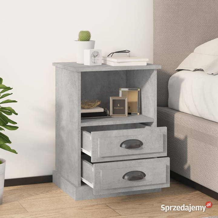 Szafka nocna szarość betonu 43x36x60 WM816336 Warszawa