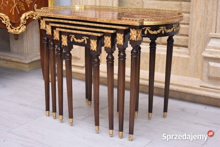 Zestaw Stolików Francuskich Stół Kawowy Kraków