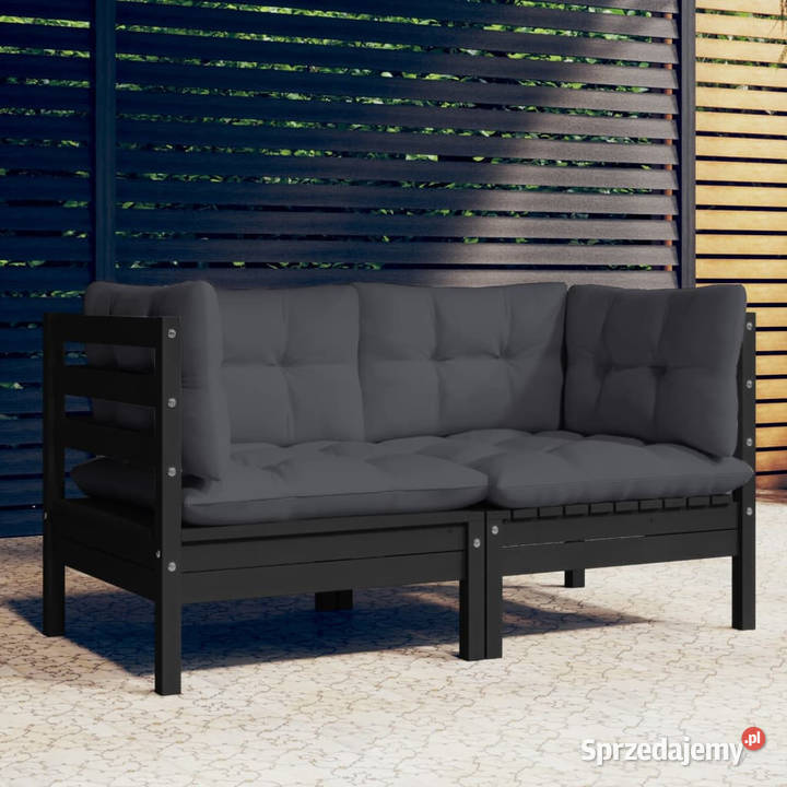 2osobowa sofa ogrodowa z antracytowymi Krzesła ogrodowe Warszawa