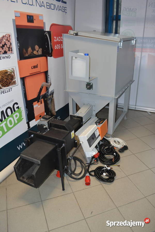 Zespół automatycznego spalania biomasy do kotła