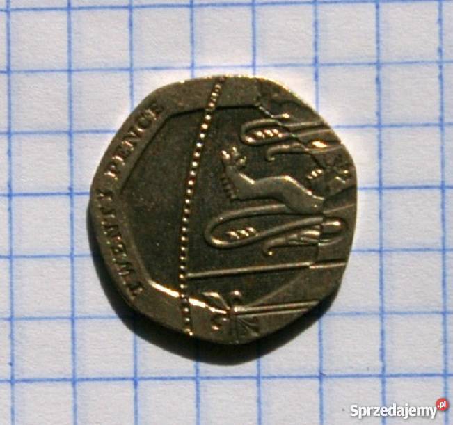 20 PENSÓW TWENTY PENCE 2014 WIELKA BRYTANIA lubelskie Piszczac