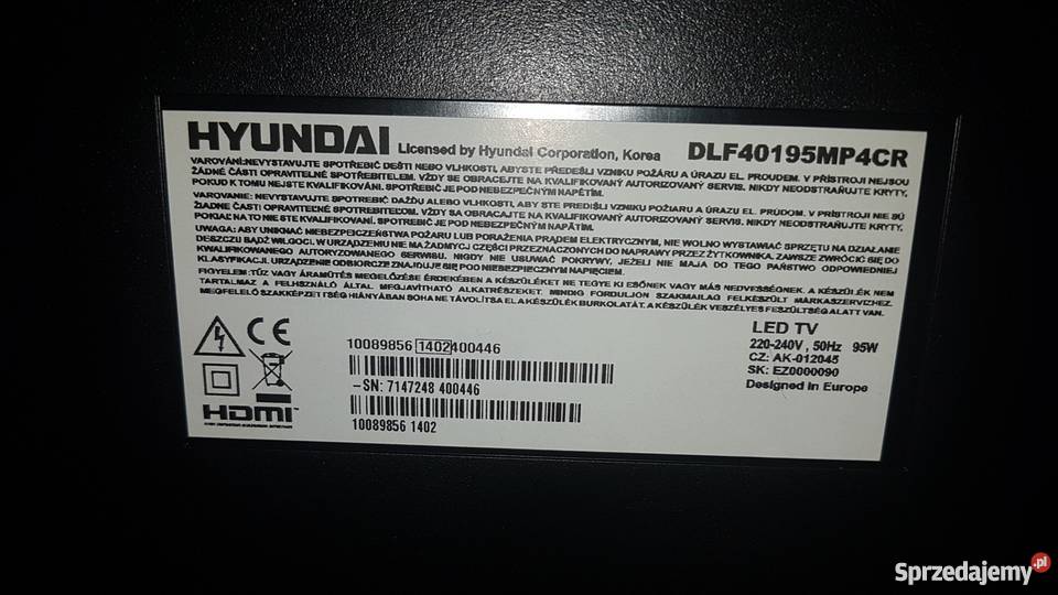 Hyundai 40 h led40bt3001