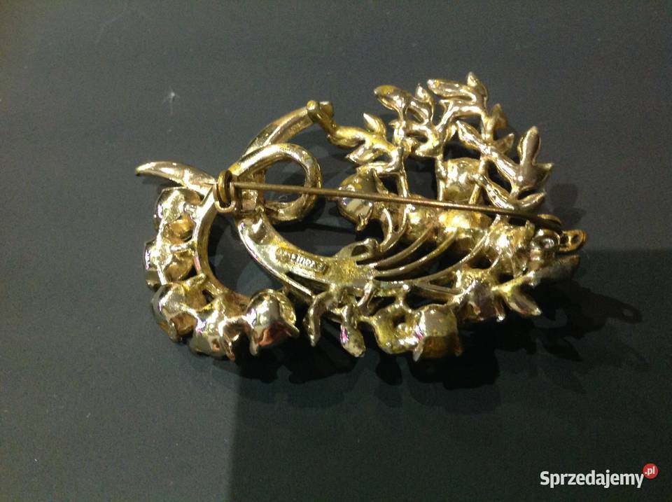 Broszka Damska Vintage sygnowana Nowa Sól