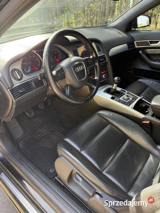 Audi a6 c6 27tdi manual 210 ambiente hr skóry relingi dachowe Leźnica Mała