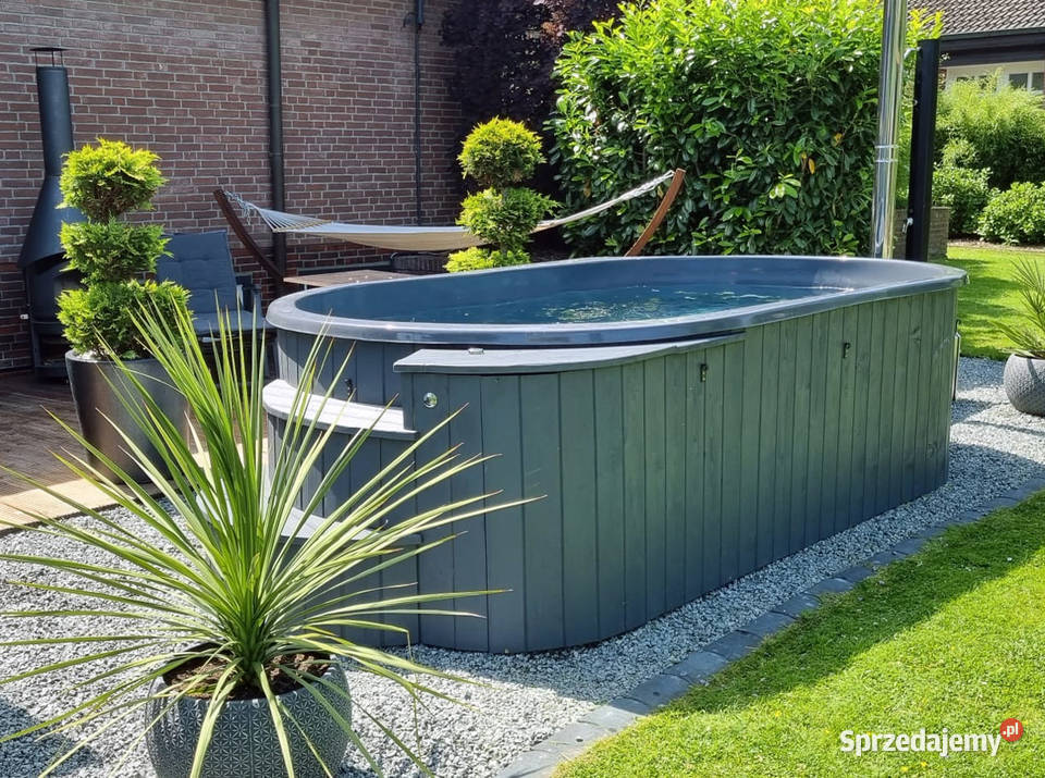 BASEN OGRODOWY 400x200 JACUZZI Hydromasaż dolnośląskie Wrocław sprzedam