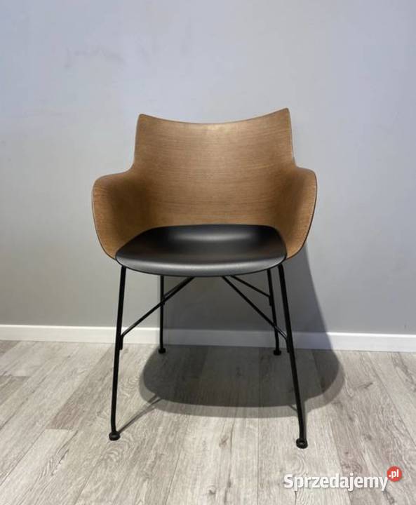 Fotel krzesło Kartell QWood design Philipp