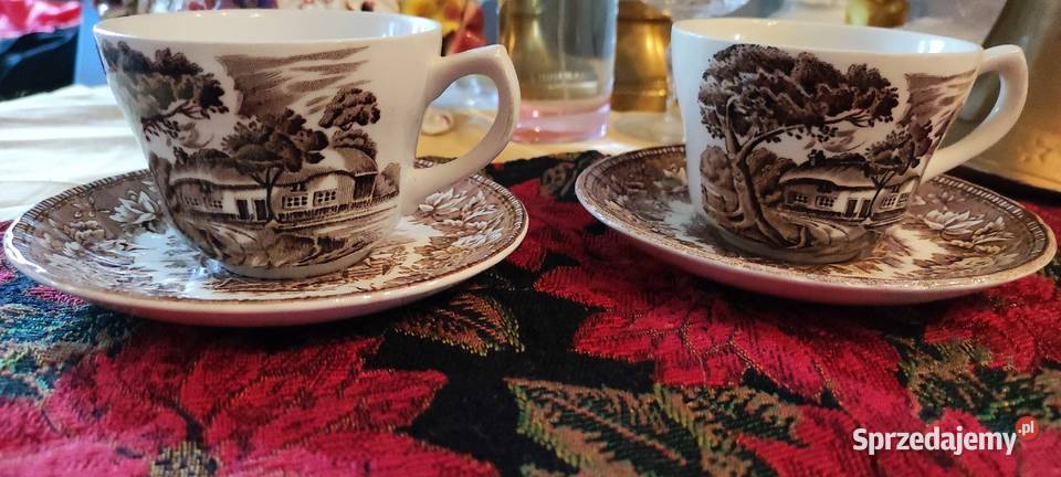 Filiżanka porcelana Iron Stone Anglia pejzaż Wrocław