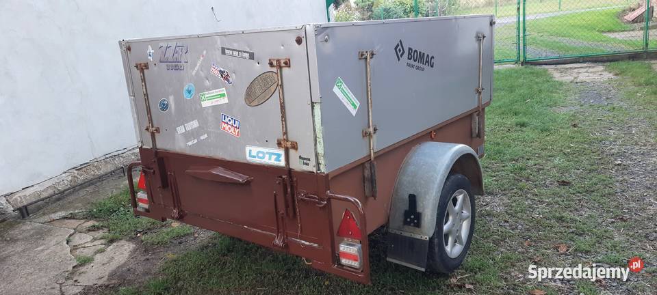 Przyczepka samochodowa burtowe Czerwona Woda