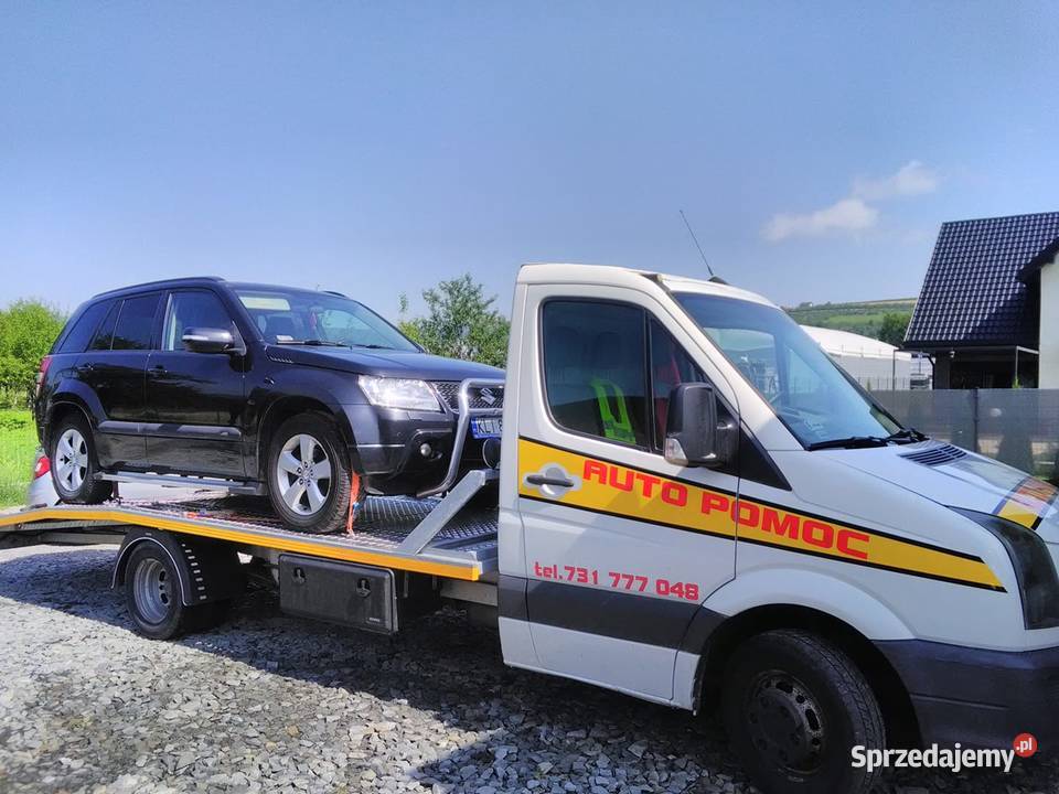 Laweta pomoc drogowa transport holowanie Nowy Sącz