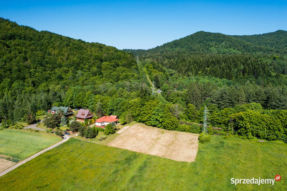 Działka rzeką Bieszczady Bukowiec gmina Solina 2092m2 Sprzedaż