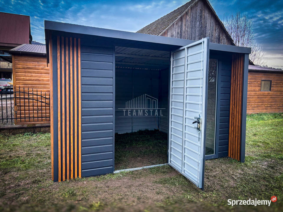 Schowek ogrodowy PREMIUM 3x3m wiata 05m drzwi Międzyrzecz